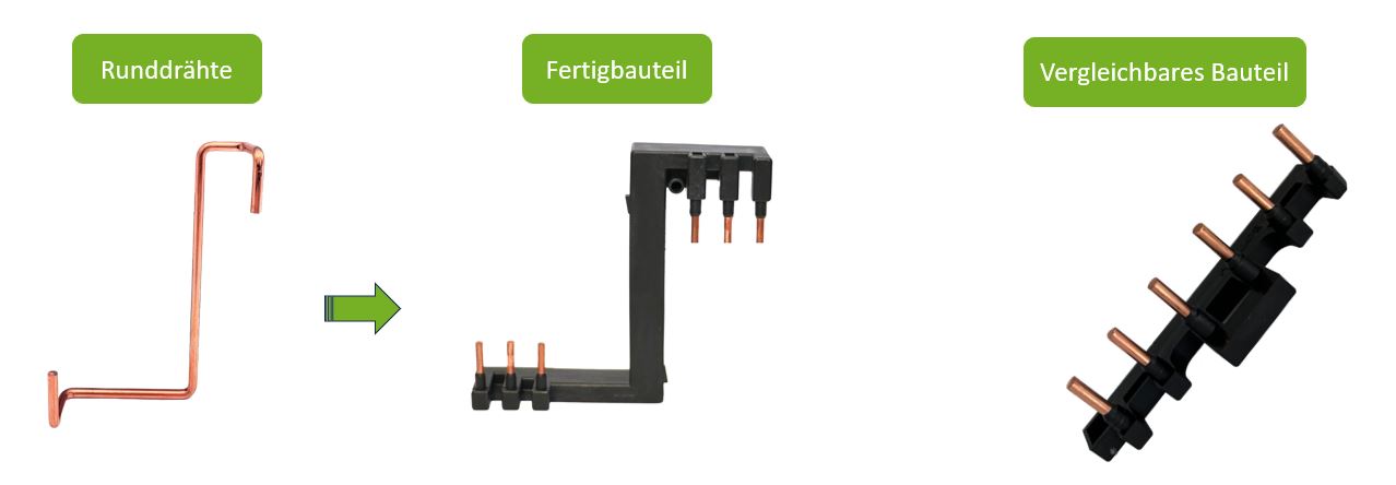 Produktvorstellung - vom Band über Einlegeteile bis hin zum Fertigbauteil