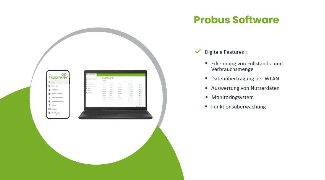Probus Software - Desinfektionsmittelspender